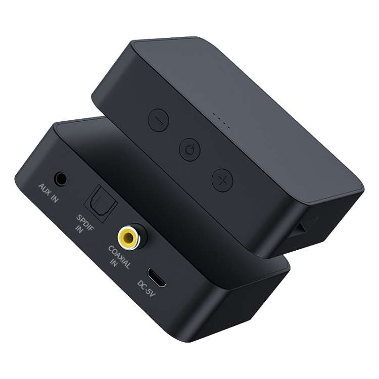 T6 Bộ phát TV máy tính Bluetooth 5.0 Cáp quang đồng trục AUX Thẻ TF đa chức năng HiFI Bộ phát âm thanh Bluetooth