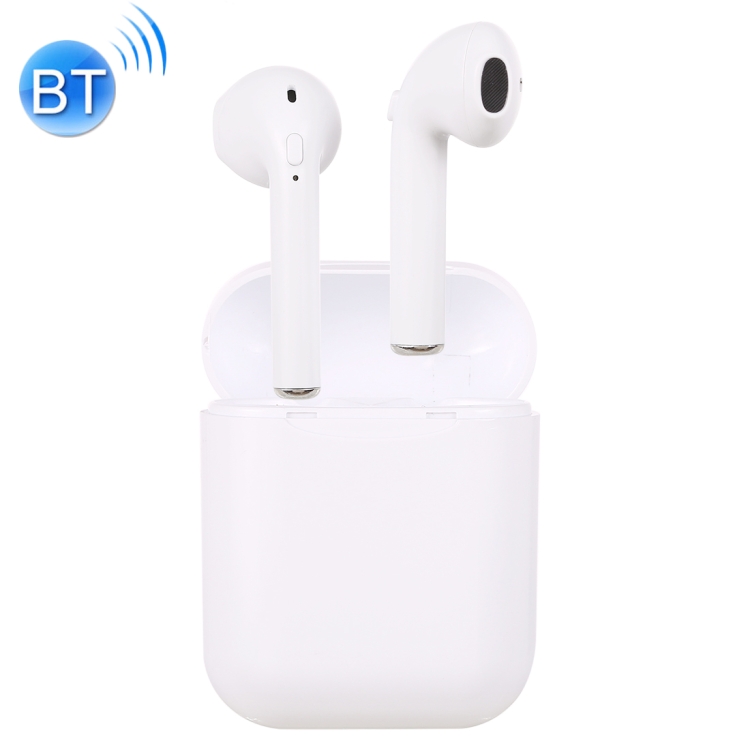 Tai nghe âm thanh nổi không dây i11-TWS Bluetooth V5.0 có hộp sạc từ tính, tương thích với iOS & Android (Màu trắng)