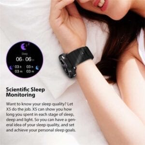 Đồng hồ Blackview X5 1.3 inch HD Screen Bluetooth 5.0 Smart Watch with TPU Watchband, Support Sleep / Heart Rate Monitor & Fitness Tracker & 9 Sports Mode 25 Blackview X5 2