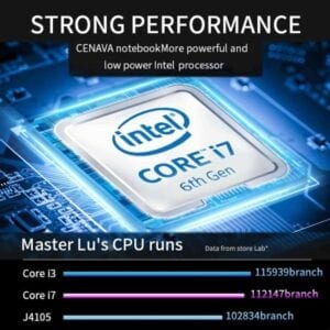 Máy tính xách tay CENAVA F158G, 15,6 inch, 8GB + 128GB Windows 10 Intel Core i7-6560U Dual Core 2,2-3,2 GHz, Hỗ trợ thẻ TF & Bluetooth & WiFi & Micro HDMI, Đầu cắm US / EU
