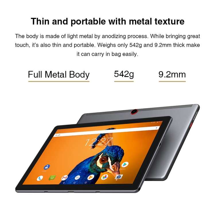 CHUWI Surpad 4G LTE Tablet PC, 10.1 inch, 4GB + 128GB có Bàn phím, Android 10.0, Helio MT6771V Octa Core lên đến 2.0GHz, Hỗ trợ SIM kép & OTG & Bluetooth & WiFi băng tần kép, Đầu cắm EU