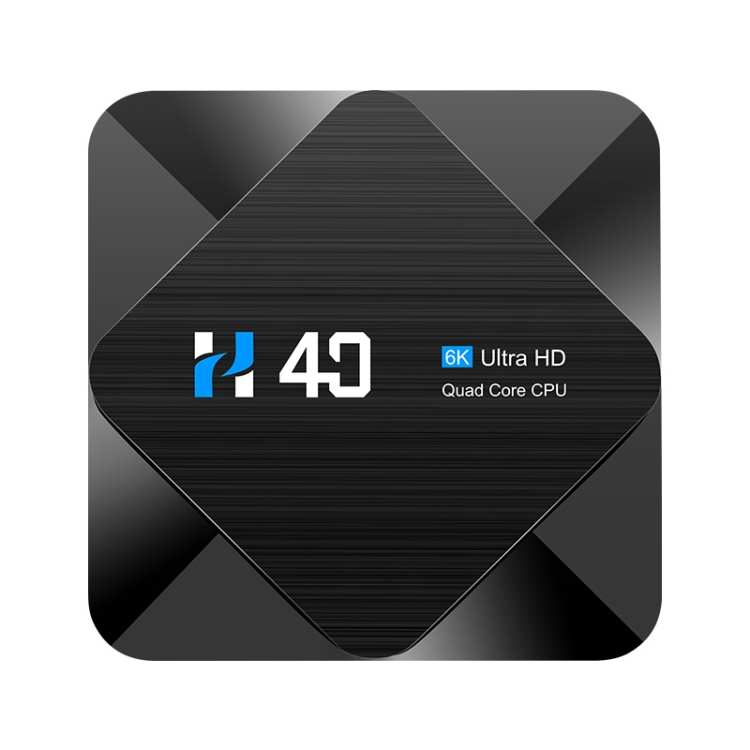 H40 4K Ultra HD Smart TV BOX Android 10.0 Media Player với Điều khiển từ xa, Quad-core, RAM: 4GB, ROM: 64GB