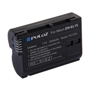 PULUZ EN-EL15 Pin Li-ion 7.4V 1500mAh cho Nikon D7500 / D7000 / D800 / D800E / V1 / MB-D11 / MB-D12
