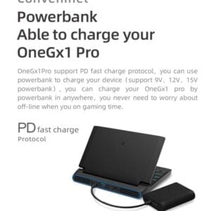 Máy tính xách tay mini OneGx1 Pro PC, 7,0 inch, 16GB + 512GB có Gamepad 45 OneGx1 Pro PC 15