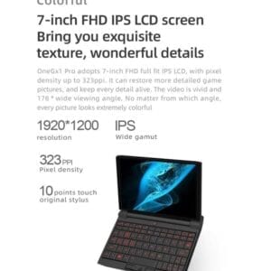 Máy tính xách tay mini OneGx1 Pro PC, 7,0 inch, 16GB + 512GB có Gamepad 47 OneGx1 Pro PC 17