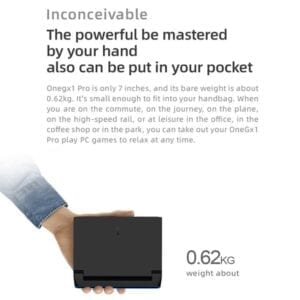 Máy tính xách tay mini OneGx1 Pro PC, 7,0 inch, 16GB + 512GB có Gamepad 55 OneGx1 Pro PC 25