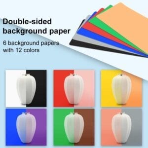 Ảnh Hộp Lều PULUZ 25cm Gấp Vòng Di Động Đèn Chiếu Sáng Studio Chụp với 12 Màu Phông Nền, Kích thước: 25cm x 25cm x 25cm (Đen) 25 PULUZ 25cm 8