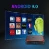 X96 mini + 4K Smart TV BOX Android 9.0 Media Player với Điều khiển từ xa, Amlogic S905W4 Quad Core ARM Cortex A53 lên đến 1.2GHz, RAM: 2GB, ROM: 16GB, 2.4G / 5G WiFi, HDMI, TF Card, RJ45, EU Plug