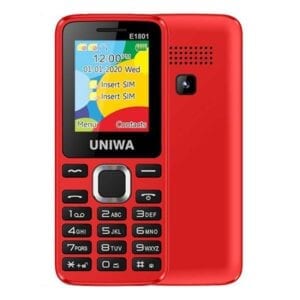 Điện thoại di động UNIWA E1801 1.77 inch, Pin 800mAh, 21 phím, Hỗ trợ Bluetooth, FM, MP3, MP4, GSM, Hai SIM