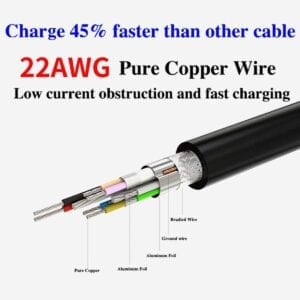 Cáp sạc cho Ulefone ARMOR 10 9 8 7 Máy chắc chắn 10mm Cáp dữ liệu sạc nhanh 12 Ulefone Eurostyle ARMOR 3