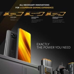 Điện thoại Xiaomi POCO X3, Máy ảnh 64MP, 6GB + 64GB, Phiên bản chính thức toàn cầu 27 Xiaomi POCO X3 4