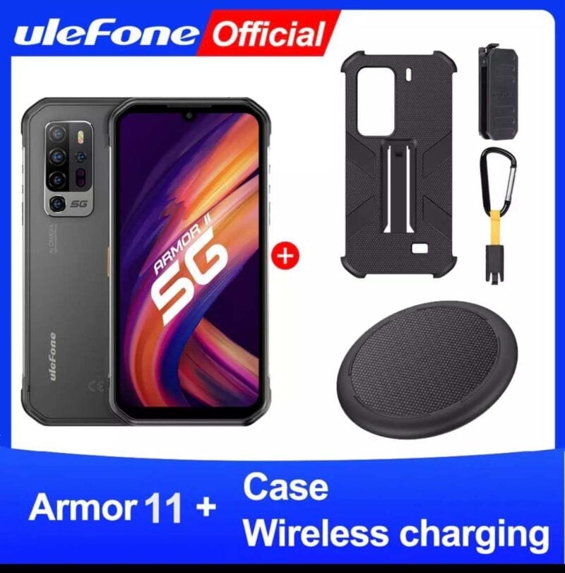 Điện thoại Ulefone Armor 11 5G, 8GB + 256GB Máy ảnh mặt sau Penta, Chống va đập, chống bụi chống nước IP68 / IP69K, Face ID & Nhận dạng vân tay, Pin 5200mAh, 6,1 inch Android 10.0 MTK Mật độ 800 Octa lên đến 2.0GHz - Hình ảnh 23