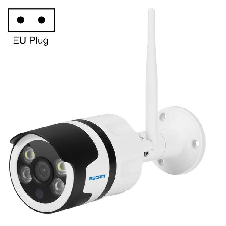 Camera IP Wi-Fi phát hiện hình người ESCAM QD106 HD 1080P PAN / Tilt / AI, Hỗ trợ Tầm nhìn ban đêm / Thẻ TF / Âm thanh hai chiều (EU Plug)