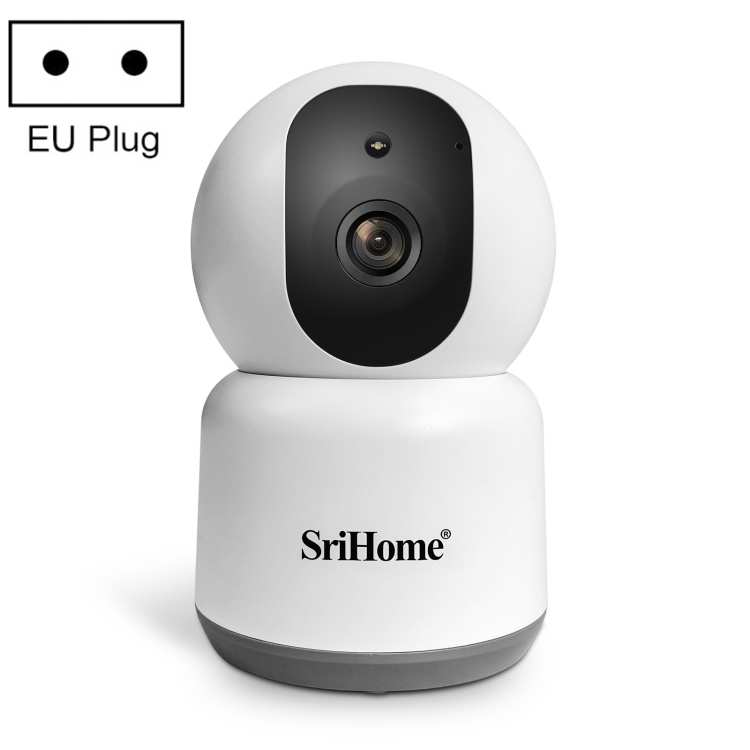 SirHome SH038 Camera IP WiFi 4.0 triệu điểm ảnh QHD 2.4G / 5G, Hỗ trợ màu ban đêm & phát hiện chuyển động & đàm thoại hai chiều & phát hiện người & thẻ TF, phích cắm EU