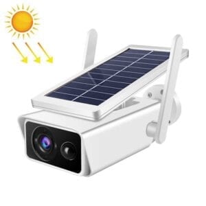 T13-2 1080P HD cung cấp năng lượng mặt trời Camera an ninh WiFi 2.4GHz không cần pin, Hỗ trợ phát hiện chuyển động, Tầm nhìn ban đêm, Âm thanh hai chiều, Thẻ TF