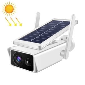 Camera an ninh Wi-Fi 2.4GHz hỗ trợ năng lượng mặt trời HD 1080P T13-2 có pin, Hỗ trợ phát hiện chuyển động, Tầm nhìn ban đêm, Âm thanh hai chiều, Thẻ TF