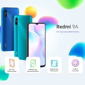 Xiaomi Redmi 9A, Pin 5000mAh, Nhận dạng khuôn mặt, 6.53 inch MIUI 12 MTK Helio G25 Octa Core lên đến 2.0GHz, Mạng: 4G, Hai SIM 23 Xiaomi Redmi 9A 2