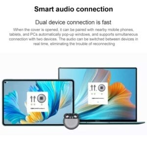 Nguyên bản Huawei FreeBuds 4 T0004 Bluetooth 5.2 Giảm tiếng ồn Chủ động Tai nghe Bluetooth không dây thực