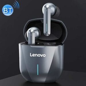 Nguyên bản Lenovo XG01 IPX5 Micrô kép chống nước Giảm tiếng ồn Tai nghe chơi game Bluetooth có Hộp sạc & Đèn LED thở, Hỗ trợ Chế độ cảm ứng & Trò chơi / Âm nhạc