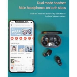 Tai nghe Lenovo XT91 Nguyên bản Bluetooth không dây thông minh giảm tiếng ồn với hộp sạc & màn hình kỹ thuật số nguồn LED, hỗ trợ cảm ứng & hỗ trợ cuộc gọi HD & hỗ trợ thoại & tai nghe chế độ kép 26 Lenovo XT91 8