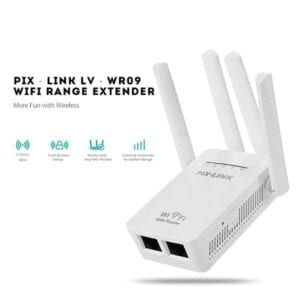 PIX-LINK LV-WR09 Bộ định tuyến mở rộng phạm vi WiFi 300Mbps Bộ định tuyến nhỏ