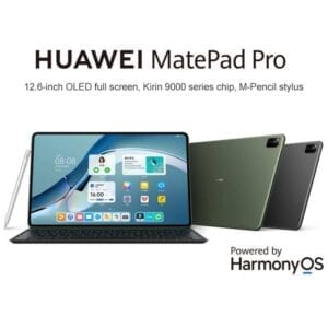 Huawei MatePad Pro 5G WGR-AN19, 12,6 inch, 8GB + 256GB với Bàn phím Từ tính Thông minh + Bút cảm ứng, HarmonyOS 2 Hisilicon Kirin 9000 Octa Core lên đến 3,13GHz, Hỗ trợ Camera kép phía sau / WiFi kép / BT / GPS (Summer Populus)