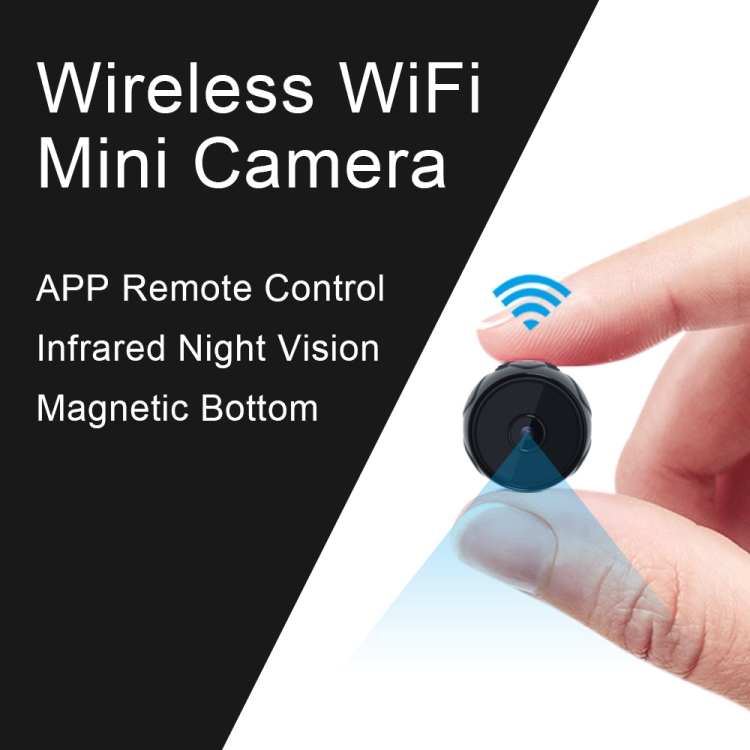 Máy ảnh mini thông minh không dây WD8, hỗ trợ tầm nhìn ban đêm hồng ngoại & phát hiện chuyển động