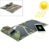 Bảng điều khiển năng lượng mặt trời gấp di động 5W / Túi sạc năng lượng mặt trời cho máy tính bảng / điện thoại di động