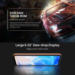 DOOGEE N40 Pro 6GB + 128GB Máy ảnh bốn mặt sau Face ID & Nhận dạng vân tay bên cạnh, Pin 6380mAh, 6,52 inch Android 11 34 DOOGEE N40 Pro 13