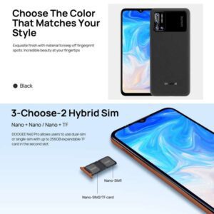 DOOGEE N40 Pro 6GB + 128GB Máy ảnh bốn mặt sau Face ID & Nhận dạng vân tay bên cạnh, Pin 6380mAh, 6,52 inch Android 11 35 DOOGEE N40 Pro 14
