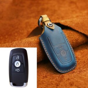 Bao da chìa khóa ô tô Xe Ford Contour / Windstar / E-150 Club Wagon / E-250 / Territory Chìa Khóa Bảo Vệ Vỏ Chìa Khóa Da Bò Phiên Bản Ba Chìa Khóa 20 Ford 8