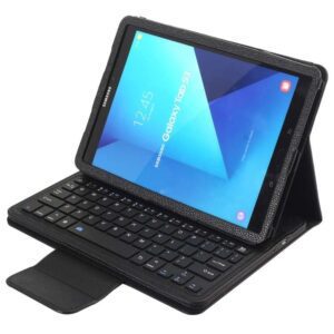 SA860 cho Galaxy Tab S6 10,5 inch T860 / T865 Kết cấu bằng vải có thể tháo rời Bao da bàn phím Bluetooth có chức năng đứng