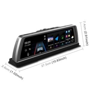 Camera chiếu hậu ô tô K600 360 độ 10 inch 1080P đa chức năng Xe ô tô thông minh ADAS ống kính kép Máy ảnh quay video Hỗ trợ thẻ TF / Phát hiện chuyển động 24 K600 dt24h 2