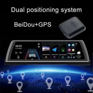 Camera chiếu hậu ô tô K600 360 độ 10 inch 1080P đa chức năng Xe ô tô thông minh ADAS ống kính kép Máy ảnh quay video Hỗ trợ thẻ TF / Phát hiện chuyển động 28 K600 dt24h 6