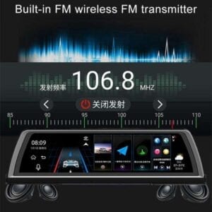 Camera chiếu hậu ô tô K600 360 độ 10 inch 1080P đa chức năng Xe ô tô thông minh ADAS ống kính kép Máy ảnh quay video Hỗ trợ thẻ TF / Phát hiện chuyển động 30 K600 dt24h 8