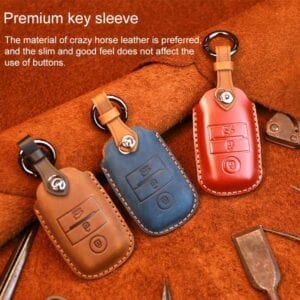 Bao da chìa khóa ô tô Kia K3 / K4 / K5 / KX3 / KX5/K7/K3/K2 kiểu cũ Da bò Chìa khóa Bảo vệ Bao đựng chìa khóa 14 Kia 4