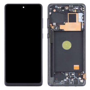 Vật liệu TFT Màn hình LCD và Bộ số hóa lắp ráp đầy đủ với khung cho Samsung Galaxy Note10 Lite SM-N770, không hỗ trợ nhận dạng vân tay