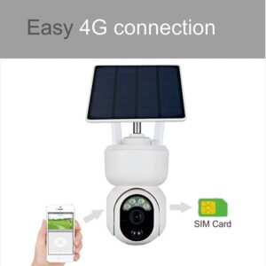 Camera PTZ năng lượng mặt trời T24 1080P IP65 hỗ trợ Tầm nhìn ban đêm đầy đủ màu sắc & Hệ thống liên lạc bằng giọng nói hai chiều & Cảnh báo phát hiện hình người AI 17 T24 1080P 3