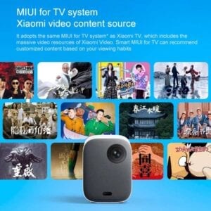 Máy chiếu Xiaomi Mijia Youth Edition 2 460 ANSI Lumens 1080P Hỗ trợ Chiếu bên hông Tự động lấy nét Hộp âm thanh Dolby TV