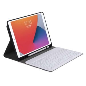 Bàn phím YA870B cho Samsung Galaxy Tab S7 T870 / T875 11 inch 2020 Kết cấu da cừu có thể tháo rời Bao da bàn phím Bluetooth hình tròn có khe cắm bút & chân đế 21 YA870B 8