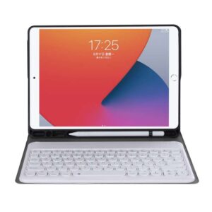 Bàn phím YA870B cho Samsung Galaxy Tab S7 T870 / T875 11 inch 2020 Kết cấu da cừu có thể tháo rời Bao da bàn phím Bluetooth hình tròn có khe cắm bút & chân đế 22 YA870B 9