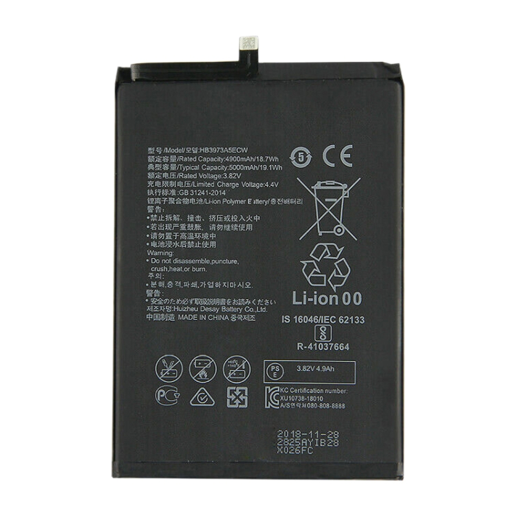 pin Li-Polymer 5000mAh HB3973A5ECW cho Huawei Mate 20 X / Honor Note 10 / Honor 8X