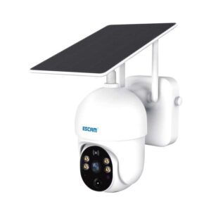 ESCAM QF255 Máy ảnh năng lượng mặt trời HD WiFi 2.0 triệu điểm ảnh, hỗ trợ giọng nói hai chiều & phát hiện chuyển động PIR & tầm nhìn ban đêm & thẻ TF