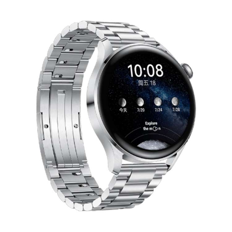 Ban đầu Huawei Watch 3 46mm Phiên bản độc quyền Đồng hồ thông minh dây đeo kim loại bằng thép không gỉ GLL-AL00 Màn hình màu AMOLED 1,43 inch Bluetooth 5.2 Đồng hồ thông minh chống nước 5ATM, Hỗ trợ theo dõi giấc ngủ / Theo dõi oxy trong máu / Nhắc nhở thông tin / Quản lý lượng đường trong máu