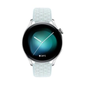 Nguyên bản Huawei Watch 3 46mm Phiên bản thời trang Xám xanh Nylon Dây đeo bằng nylon Đồng hồ thông minh GLL-AL00 1.43 inch Màn hình màu AMOLED Bluetooth 5.2 5ATM Đồng hồ thông minh chống nước, Hỗ trợ theo dõi giấc ngủ / Theo dõi oxy trong máu / Nhắc nhở thông tin / Quản lý lượng đường trong máu
