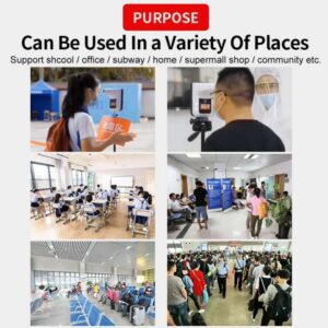 Nhiệt kế hồng ngoại K3 toàn thân đo trán Rảnh tay Không tiếp xúc , Chứng chỉ CE / ROHS / FCC 41 K3 18