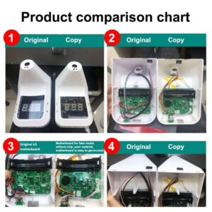 Nhiệt kế hồng ngoại K3 toàn thân đo trán Rảnh tay Không tiếp xúc , Chứng chỉ CE / ROHS / FCC 42 K3 19