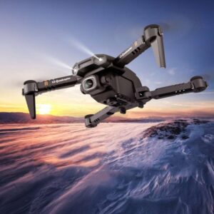 LS-XT6 Máy bay đôi 4K có thể gập lại RC Quadcopter Mini Drone Điều khiển từ xa Máy bay điều khiển từ xa, Túi lưu trữ
