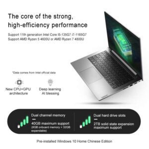 Máy tính xách tay Lenovo ThinkBook 14 4JCD, 14 inch, 16GB + 512GB Windows 10 Professional Edition, AMD Ryzen 7 5800U Octa Core lên đến 4,4 GHz, Hỗ trợ Bluetooth, HDMI, Thẻ SD, Đầu cắm Hoa Kỳ