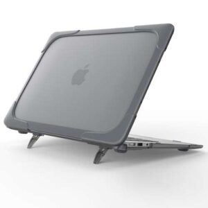 TPU + PC Vỏ bảo vệ máy tính xách tay chống rơi hai màu cho MacBook Air 11,6 inch A1465 / A1370